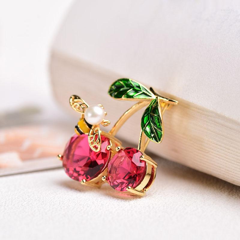Brooches Muylinda Red Stone Cherry Pin And Brooch With Insect Little Bee Crystal Rhinestone Jewelry Gifts For Girl
Brooches Muylinda Red Stone Cherry Pin And Brooch With Insect Little Bee Crystal Rhinestone Jewelry Gifts For Girl