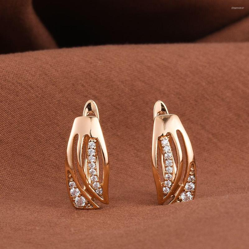 Stud Earrings Dckazz Rhinestone Streamlined Earring 585 Rose Gold Color Women Fashion Jewelry Gift 2022 Arrival
Stud Earrings Dckazz Rhinestone Streamlined Earring 585 Rose Gold Color Women Fashion Jewelry Gift 2022 Arrival