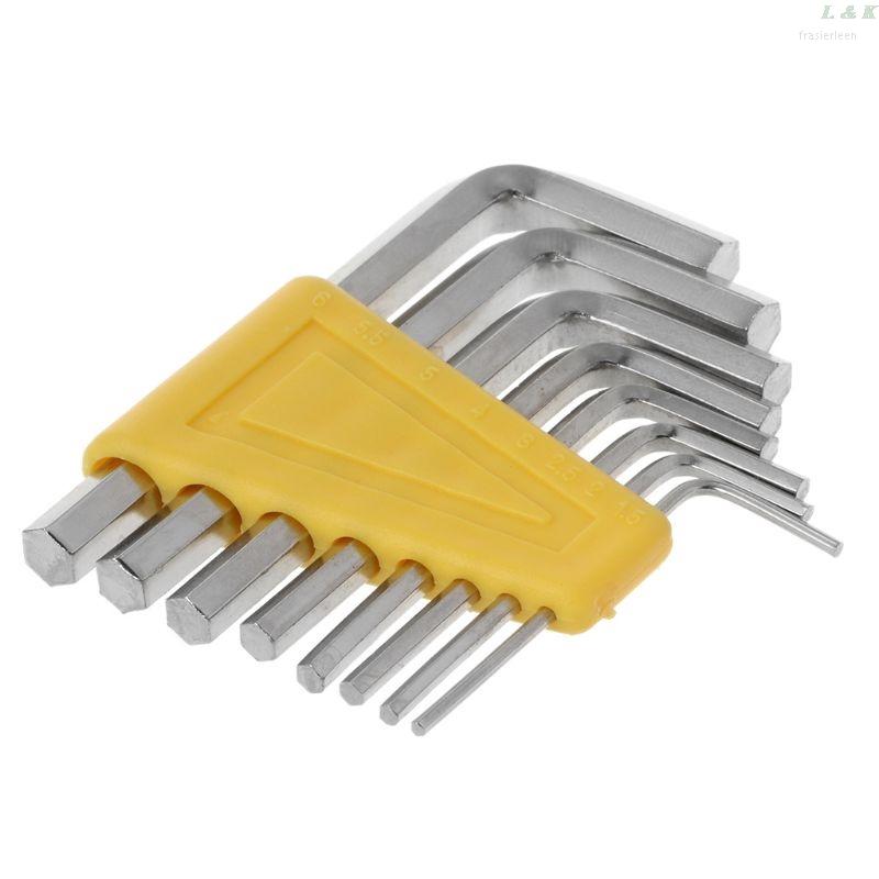 8pcs Allen Key Hexagon Wrench Tools Set Spanner Screwdriver Kit 1.5mm -6mm Bicycle Cycling Repair Tool
8pcs Allen Key Hexagon Wrench Tools Set Spanner Screwdriver Kit 1.5mm -6mm Bicycle Cycling Repair Tool
