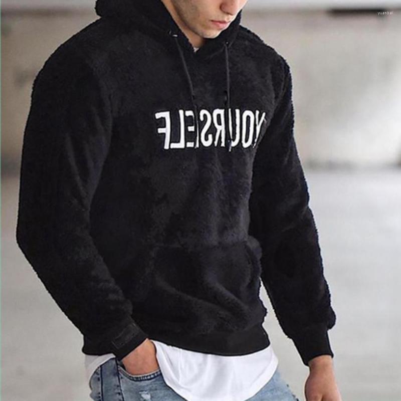 Men' Hoodies Men Hoodie Sweatshirts Warm Plush Fleece Casual Long Sleeve Letter Print Hooded Pullover Top With Pocket For Autumn Winter, White
Men' Hoodies Men Hoodie Sweatshirts Warm Plush Fleece Casual Long Sleeve Letter Print Hooded Pullover Top With Pocket For Autumn Winter, White