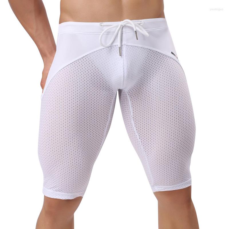 Men' Sleepwear Men Shorts Sexy Mesh Breathable Middle Pants Sleep Bottom Gym Sports Bodybuilding Body Sculpting Elastic Leggings Short, Black
Men' Sleepwear Men Shorts Sexy Mesh Breathable Middle Pants Sleep Bottom Gym Sports Bodybuilding Body Sculpting Elastic Leggings Short, Black