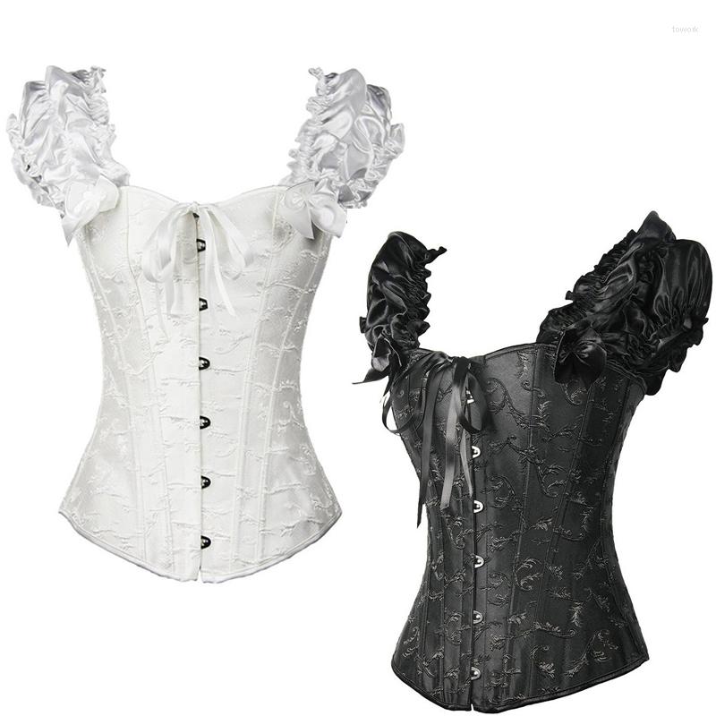 Waist Support Women Corset Sexy Slim Body Satin Shaper Strapless Overbust Boned Lace UpCorset Bustier Plus Size6XL, White
Waist Support Women Corset Sexy Slim Body Satin Shaper Strapless Overbust Boned Lace UpCorset Bustier Plus Size6XL, White