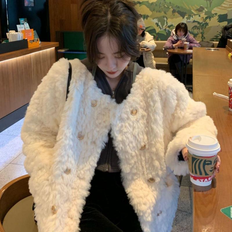 Women' Fur Fashionable Autumn Women Faux Fake Coats Female 2022 Casual Long Sleeve Top Elegent Vintage Soft High Quality Jackets D53, White
Women' Fur Fashionable Autumn Women Faux Fake Coats Female 2022 Casual Long Sleeve Top Elegent Vintage Soft High Quality Jackets D53, White