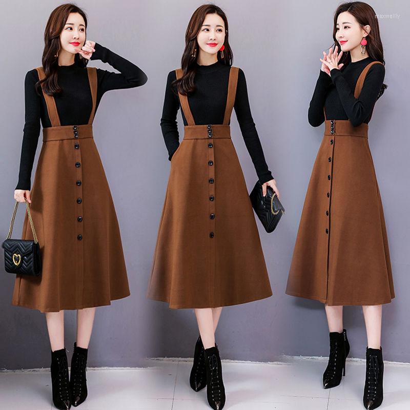 Work Dresses Women 2022 Autumn Winter Fashion Two-piece Suits Female Slim Knitted Pullover Tops Ladies Solid Color Loose Dress Sets Q255, Jiaotang
Work Dresses Women 2022 Autumn Winter Fashion Two-piece Suits Female Slim Knitted Pullover Tops Ladies Solid Color Loose Dress Sets Q255, Jiaotang