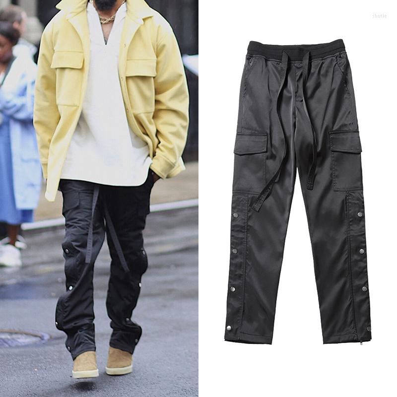 Men's Pants Black Nylon Snap Cargo Mens Urban Streetwear Punk Hip Hop SweatPants Men Straps Buttons Strap Closure Trousers
Men's Pants Black Nylon Snap Cargo Mens Urban Streetwear Punk Hip Hop SweatPants Men Straps Buttons Strap Closure Trousers