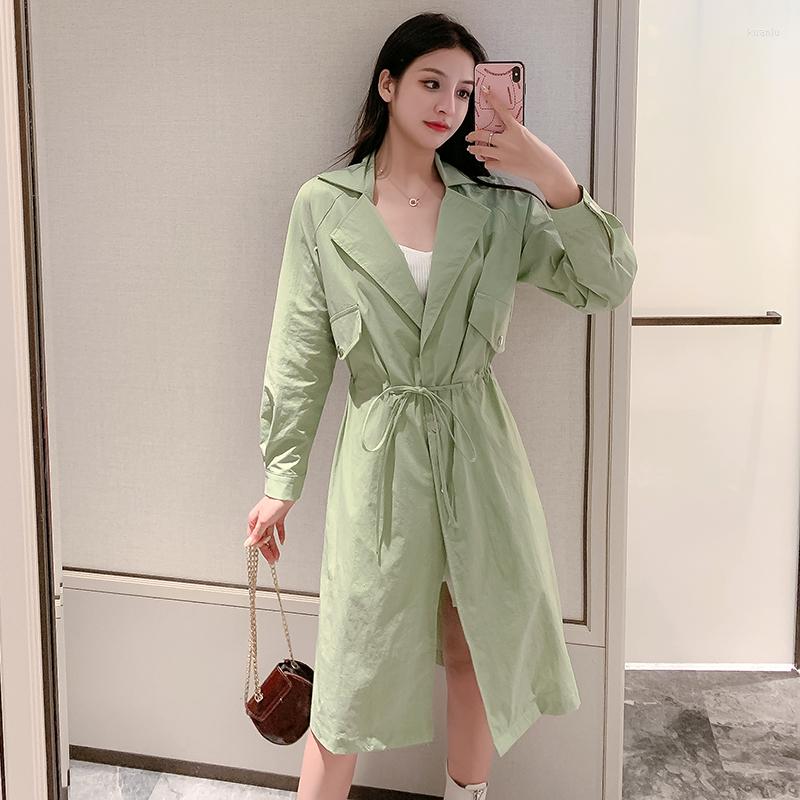 Women' Trench Coats 2022 British Style Simple Fashion Loose Autumn Travel Coat Slimming Windbreaker, Green
Women' Trench Coats 2022 British Style Simple Fashion Loose Autumn Travel Coat Slimming Windbreaker, Green