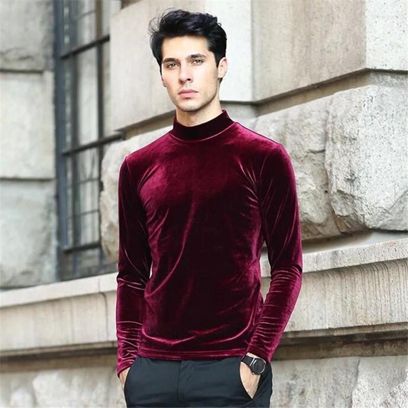 Men's T Shirts 2022 Fashion Spring Autumn Mens Velour Silk Shirt Sexy Solid Color Turtleneck Man Male Clothing Long Sleeve Plus Size -7XL, Black
Men's T Shirts 2022 Fashion Spring Autumn Mens Velour Silk Shirt Sexy Solid Color Turtleneck Man Male Clothing Long Sleeve Plus Size -7XL, Black