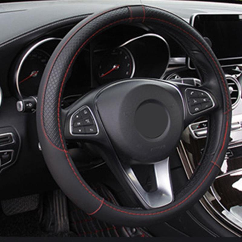 Steering Wheel Covers 15 Inch Cover 1PC Accessories Anti-slip Artificial Leather 
Steering Wheel Covers 15 Inch Cover 1PC Accessories Anti-slip Artificial Leather