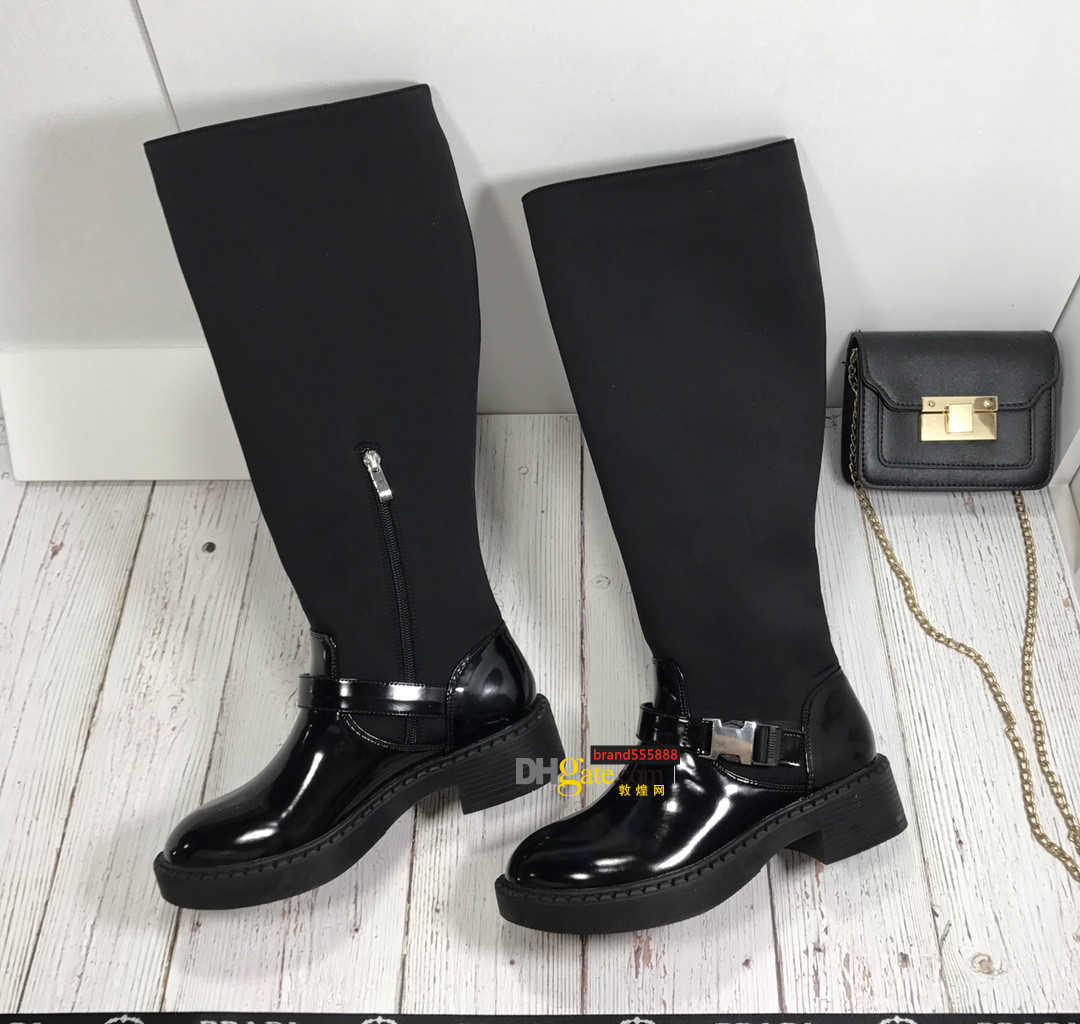 Women's boots shoes for women in autumn and winter are fashionable designers sexy temperament, Black