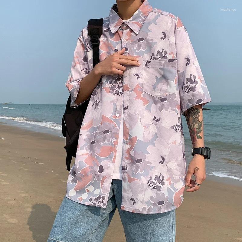 Men' Casual Shirts Men' Harajuku Dark Printed Hawaii Shirt Men Summer Short Sleeve Streetwear Clothing Button Lapel Japanese Fashion, Beige
Men' Casual Shirts Men' Harajuku Dark Printed Hawaii Shirt Men Summer Short Sleeve Streetwear Clothing Button Lapel Japanese Fashion, Beige