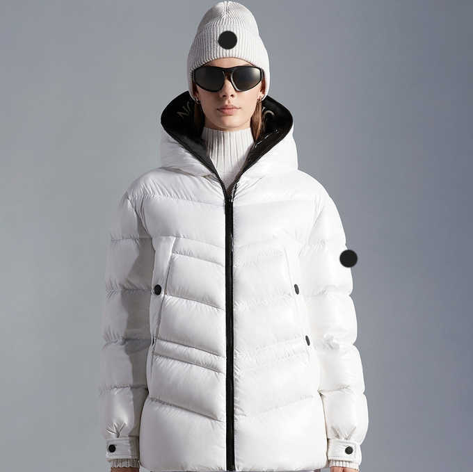 maya designer women's down jacket jackets embroidered badge hooded letter jacket warm clair top puffer coat, White
maya designer women's down jacket jackets embroidered badge hooded letter jacket warm clair top puffer coat, White