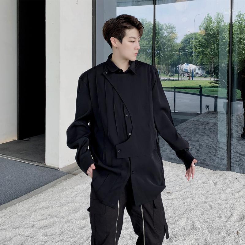 Men's Casual Shirts Men's Shirt Autumn Personalized Cutting Design High Sense Of Minority Korean Hairdresser Youth, Black
Men's Casual Shirts Men's Shirt Autumn Personalized Cutting Design High Sense Of Minority Korean Hairdresser Youth, Black