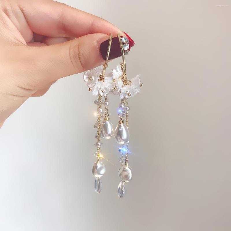 Dangle Earrings 925 Silver Needle French Long Temperament Pearl Tassel Women's 2022 Net Red Super Fairy Crystal
Dangle Earrings 925 Silver Needle French Long Temperament Pearl Tassel Women's 2022 Net Red Super Fairy Crystal