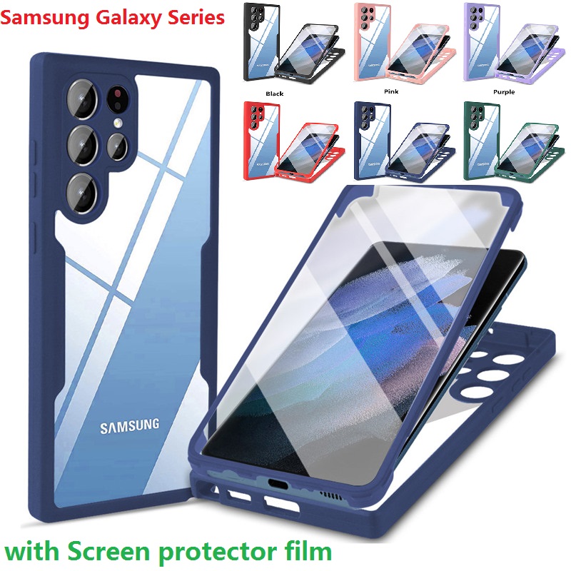 Silicon 360° Double Side Cases For Samsung Galaxy S22 Ultra A54 S21 S23 Plus A14 A02 M02 A02s M02s A04 A04s Case Film Screen Protector Bumper Cover, Red
Silicon 360° Double Side Cases For Samsung Galaxy S22 Ultra A54 S21 S23 Plus A14 A02 M02 A02s M02s A04 A04s Case Film Screen Protector Bumper Cover, Red
