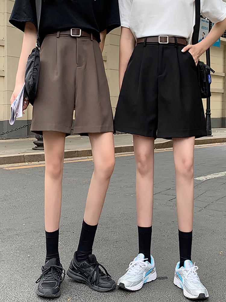 Women' Shorts Women' Clothland Women Basic Black Sashes Belt High Waist Zipper Summer Chic Casual Mujer SA64Women
Women' Shorts Women' Clothland Women Basic Black Sashes Belt High Waist Zipper Summer Chic Casual Mujer SA64Women