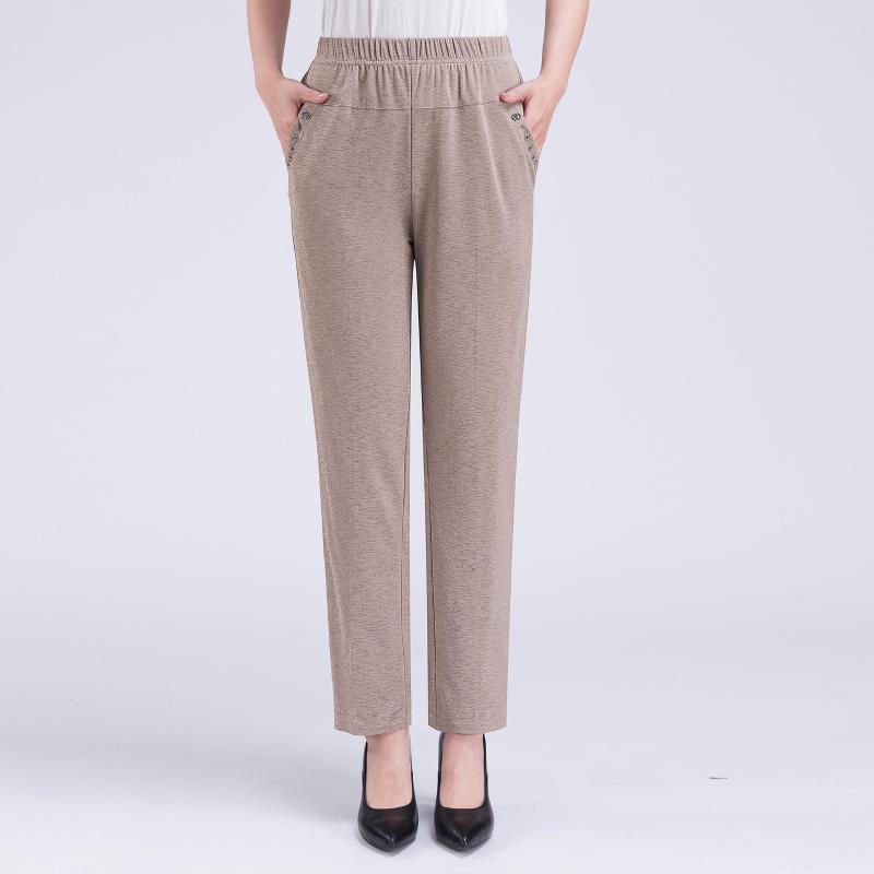 Women's Pants 2022 Summer Women's Middle-aged And Elderly Female High Waist Casual Ladies Solid Loose Straight Trousers E154, Black
Women's Pants 2022 Summer Women's Middle-aged And Elderly Female High Waist Casual Ladies Solid Loose Straight Trousers E154, Black