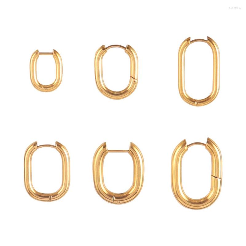 Hoop Earrings Stainless Steel Fashion Geometric Ellipse U-Shape For Women Punk 2022Trend Of Jewelry Party Gift
Hoop Earrings Stainless Steel Fashion Geometric Ellipse U-Shape For Women Punk 2022Trend Of Jewelry Party Gift