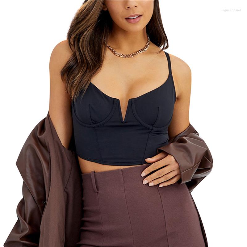 Women' Tanks Sexy Women Camisole 2022 Vintage Aesthetic Sleeveless Backless Crop Tops Black Spaghetti Strap V Neck Clubwear Party Clothes, As photo shows
Women' Tanks Sexy Women Camisole 2022 Vintage Aesthetic Sleeveless Backless Crop Tops Black Spaghetti Strap V Neck Clubwear Party Clothes, As photo shows