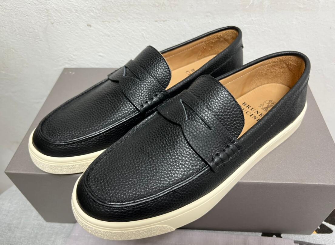 Mens Real leather leisure flats dress shoes slip on Loro Walk luxury nubuck designer BRUNELLO Loafers Mocassin P6ZE
Mens Real leather leisure flats dress shoes slip on Loro Walk luxury nubuck designer BRUNELLO Loafers Mocassin P6ZE