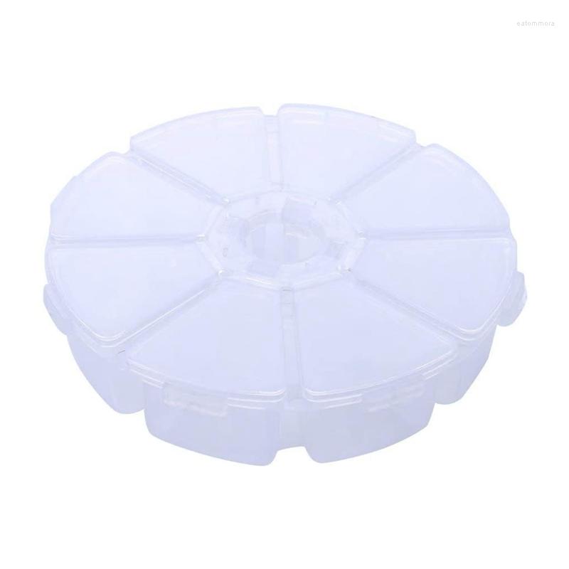 Jewelry Pouches 1 8-Slot Transparent Round Storage Box Diamond Cosmetic Accessory Tool
Jewelry Pouches 1 8-Slot Transparent Round Storage Box Diamond Cosmetic Accessory Tool