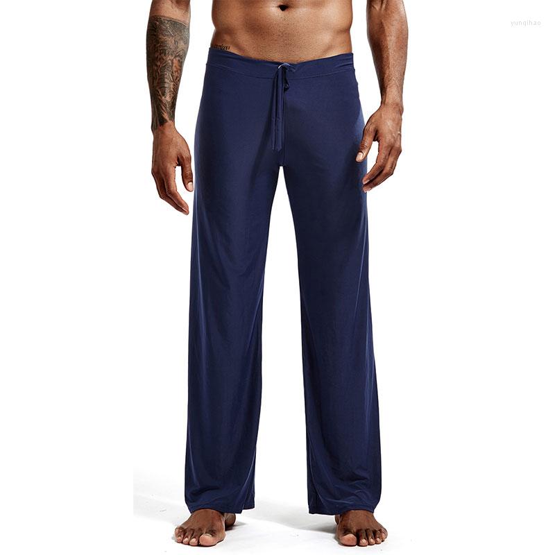 Men' Sleepwear Men' Silky Sleep Bottoms With Drawstring Pajamas Lounge Pants Comfortable Male Summer Cool Home Yoga Wear, Black
Men' Sleepwear Men' Silky Sleep Bottoms With Drawstring Pajamas Lounge Pants Comfortable Male Summer Cool Home Yoga Wear, Black