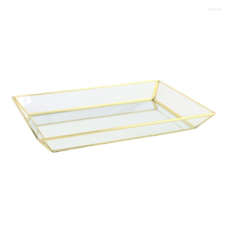 Jewelry Pouches L5YA Gold Mirror Tray Organizer Dresser Perfume Decorative Glass Metal Makeup
Jewelry Pouches L5YA Gold Mirror Tray Organizer Dresser Perfume Decorative Glass Metal Makeup
