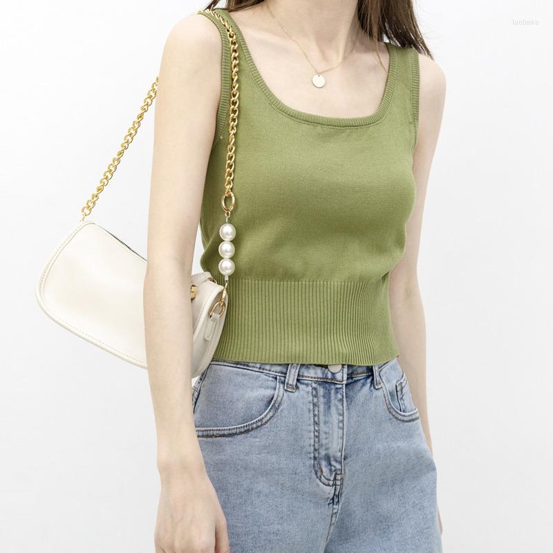 Women's Tanks #3781 Summer Short Knitted Tank Top Women O-neck Sexy Tight Cropped Solid Color Sleeveless Tee Femme Slim Backless, Black
Women's Tanks #3781 Summer Short Knitted Tank Top Women O-neck Sexy Tight Cropped Solid Color Sleeveless Tee Femme Slim Backless, Black
