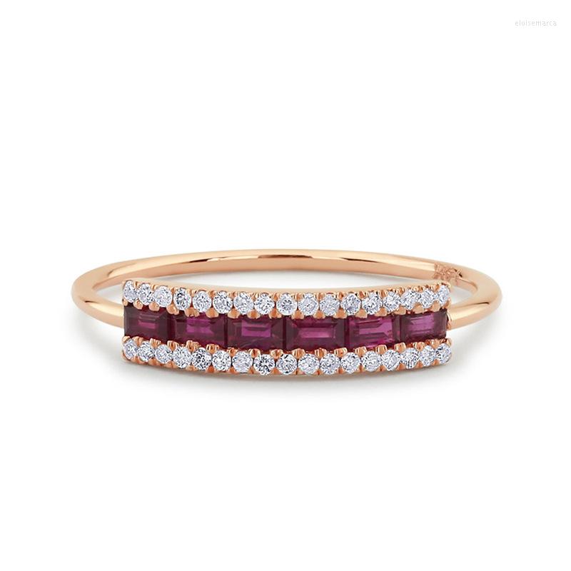 Wedding Rings Hainon Elegant Cubic Zirconia Women Ring Rose Gold/Sliver Color Crystal Engagement Promise Jewelry
Wedding Rings Hainon Elegant Cubic Zirconia Women Ring Rose Gold/Sliver Color Crystal Engagement Promise Jewelry