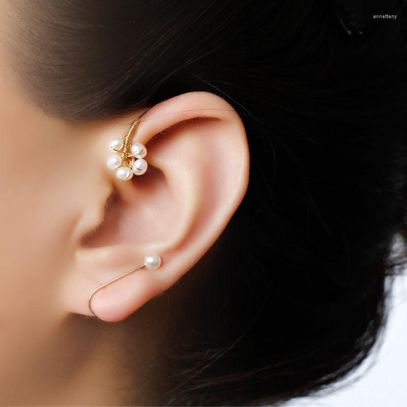 Backs Earrings 925 Silver Clip Earring 14K Gold Filled Ear Climber Cuff Boho Jewelry Handmade Natural Pearl Oorbellen Women
Backs Earrings 925 Silver Clip Earring 14K Gold Filled Ear Climber Cuff Boho Jewelry Handmade Natural Pearl Oorbellen Women
