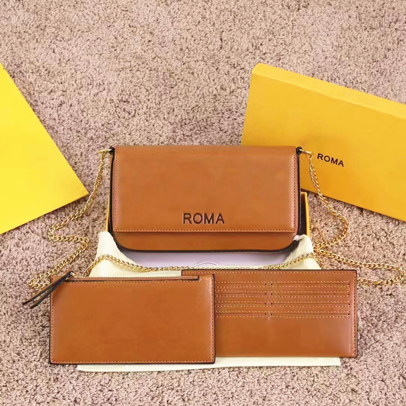 3piece womens mens shoulder camera bag gold chain tote luxury designer clutch flap baguettes Cross body bags Woman COOL genuine leather purse handbag pochette bag, Pink
3piece womens mens shoulder camera bag gold chain tote luxury designer clutch flap baguettes Cross body bags Woman COOL genuine leather purse handbag pochette bag, Pink