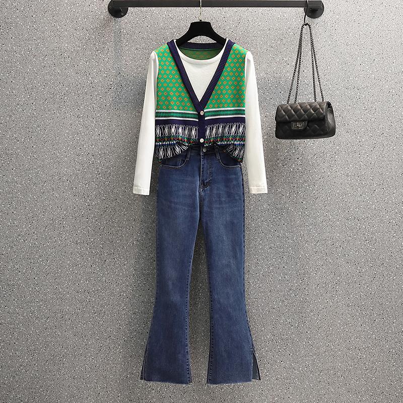 Women's Two Piece Pants 2022 Loose Single/Set Large Size Women's Cowboy Suit Ladies Spring And Autumn Denim Female Two-Piece Long Sleeve, 70023 single coat
Women's Two Piece Pants 2022 Loose Single/Set Large Size Women's Cowboy Suit Ladies Spring And Autumn Denim Female Two-Piece Long Sleeve, 70023 single coat