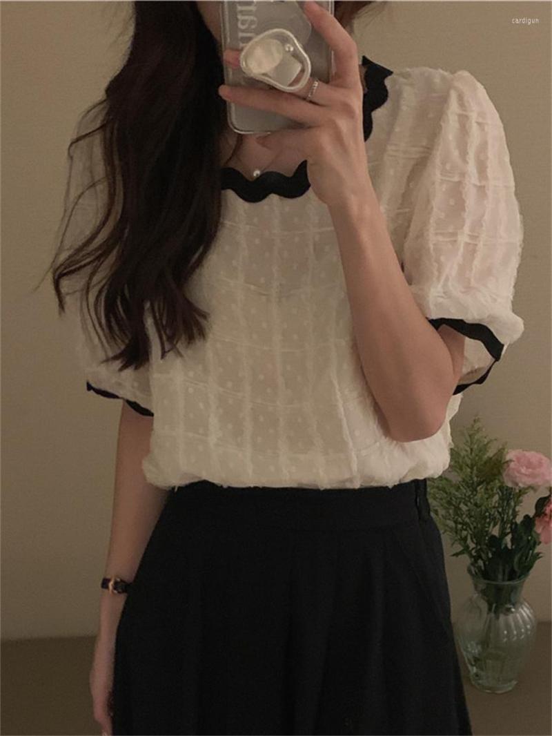 Women's Blouses Alien Kitty High Street Summer Chiffon Women 2022 OL Slim Short Sleeve Sweet Elegant Office Lady Work Wear Tops, Photo color
Women's Blouses Alien Kitty High Street Summer Chiffon Women 2022 OL Slim Short Sleeve Sweet Elegant Office Lady Work Wear Tops, Photo color