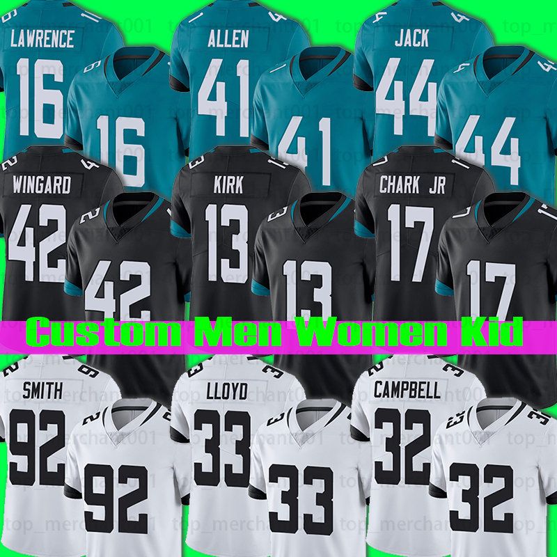 CUSTOM Trevor Lawrence James Robinson Football Jersey Jacksonville''Jaguars''Jamal Agnew Christian Kirk Evan Engram Zay Jones Travis Etienne, Custom men jersey
CUSTOM Trevor Lawrence James Robinson Football Jersey Jacksonville''Jaguars''Jamal Agnew Christian Kirk Evan Engram Zay Jones Travis Etienne, Custom men jersey