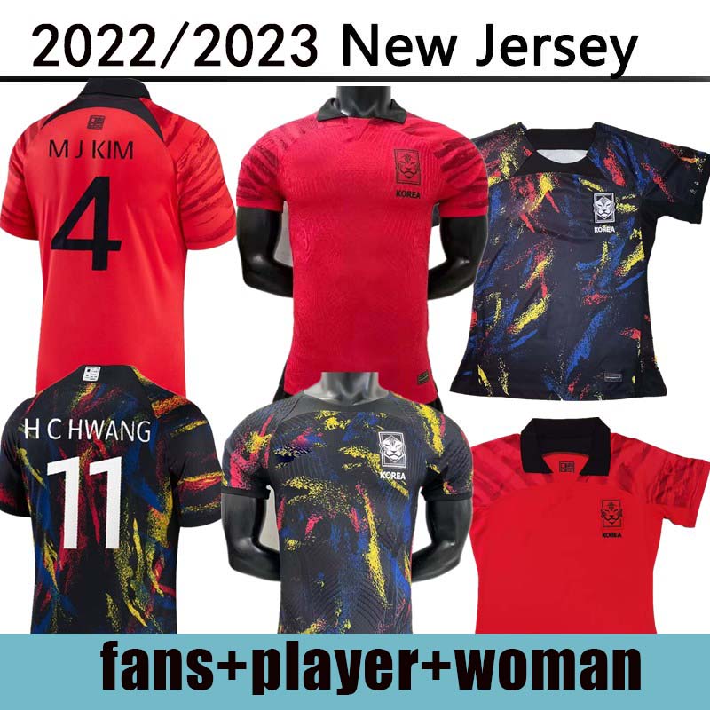 2022 South Korea soccer jerseys home RED away SON HWANG KIM JEONG SUNG LEE KWON 2023 MAILLOTS FOOTBALL SHIRTS 22 23 national team adult top woman player fans
2022 South Korea soccer jerseys home RED away SON HWANG KIM JEONG SUNG LEE KWON 2023 MAILLOTS FOOTBALL SHIRTS 22 23 national team adult top woman player fans