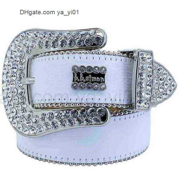 2022 Belt Designer Bb Simon Belts for Men Women Shiny diamond belt white cintura uomo boosluxurygoods BElt03
2022 Belt Designer Bb Simon Belts for Men Women Shiny diamond belt white cintura uomo boosluxurygoods BElt03