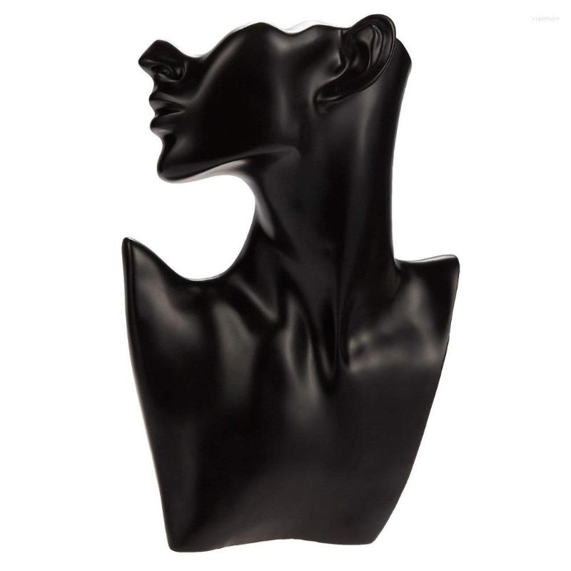 Jewelry Pouches SZanbana Black Boutique Necklace Display Bust - Resin Material Pendant Earring Chain Mannequin Stand
Jewelry Pouches SZanbana Black Boutique Necklace Display Bust - Resin Material Pendant Earring Chain Mannequin Stand