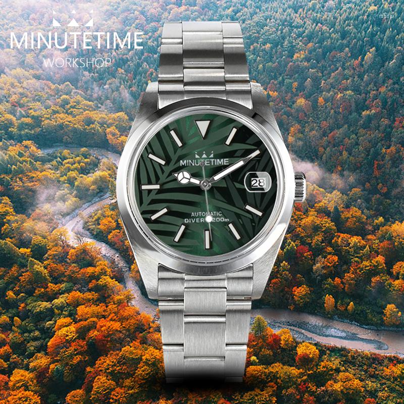 

Wristwatches 36mm/39mm Automatic Man Wristwatch Stainless Steel MOD NH35A Movement Sapphire Luminous Waterproof Mechanical Watch Reloj
