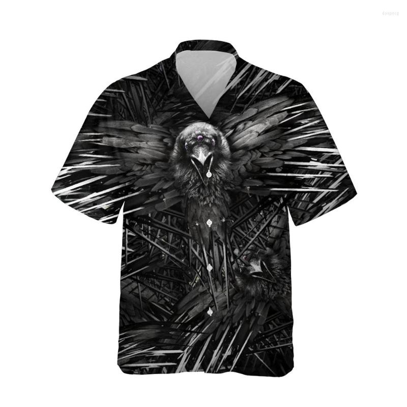 Men' Casual Shirts Jumeast 3d Halloween Gothic Horror Raven Printed Hawaiian Shirt Men Short Sleeve Streetwear Plus Size Fashion Loose Tops, 06
Men' Casual Shirts Jumeast 3d Halloween Gothic Horror Raven Printed Hawaiian Shirt Men Short Sleeve Streetwear Plus Size Fashion Loose Tops, 06