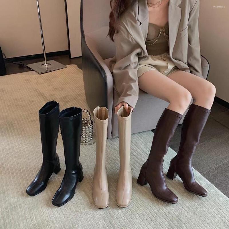 Boots Black Khaki Brown Women Knee High Heels 2022 Fashion Round Toe Dress Shoes Back Zipper Party Pumps Winter Knight Booties Autumn
Boots Black Khaki Brown Women Knee High Heels 2022 Fashion Round Toe Dress Shoes Back Zipper Party Pumps Winter Knight Booties Autumn