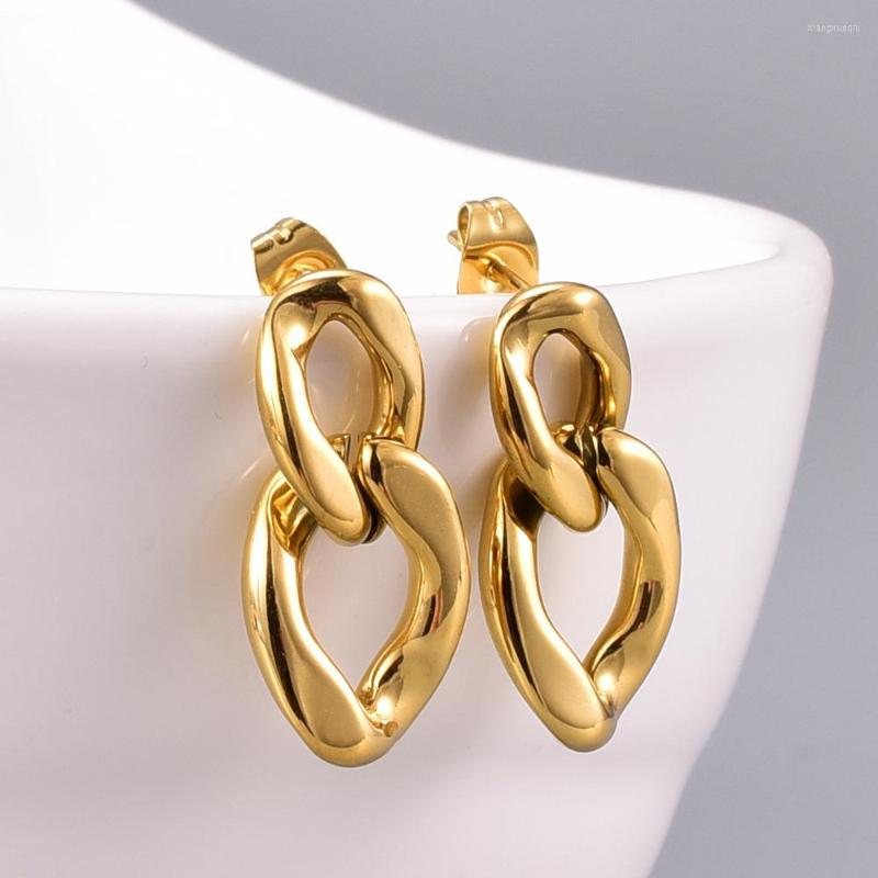 Dangle Earrings Chain Earring Stainless Steel Women Unusual Fashion Drop 2022 Long For Female Jewelry
Dangle Earrings Chain Earring Stainless Steel Women Unusual Fashion Drop 2022 Long For Female Jewelry