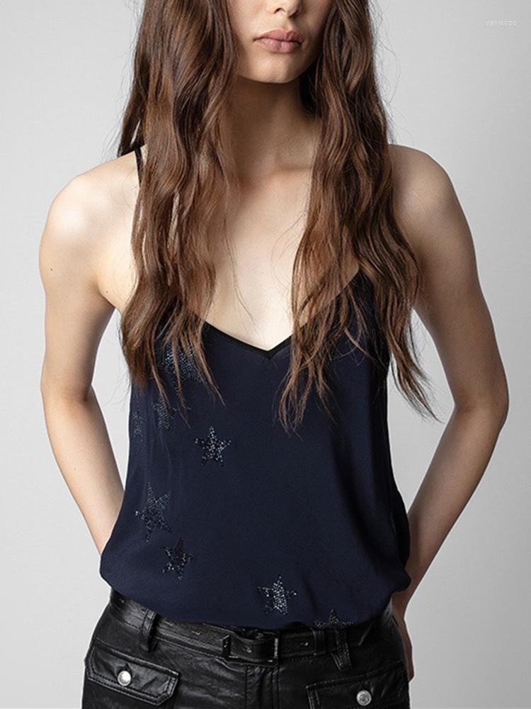 Women's Tanks Irregular Star Rhinestone Camisole Women Sexy Sleeveless V-neck Summer 2022 Ladies Sling Top, Camis
Women's Tanks Irregular Star Rhinestone Camisole Women Sexy Sleeveless V-neck Summer 2022 Ladies Sling Top, Camis