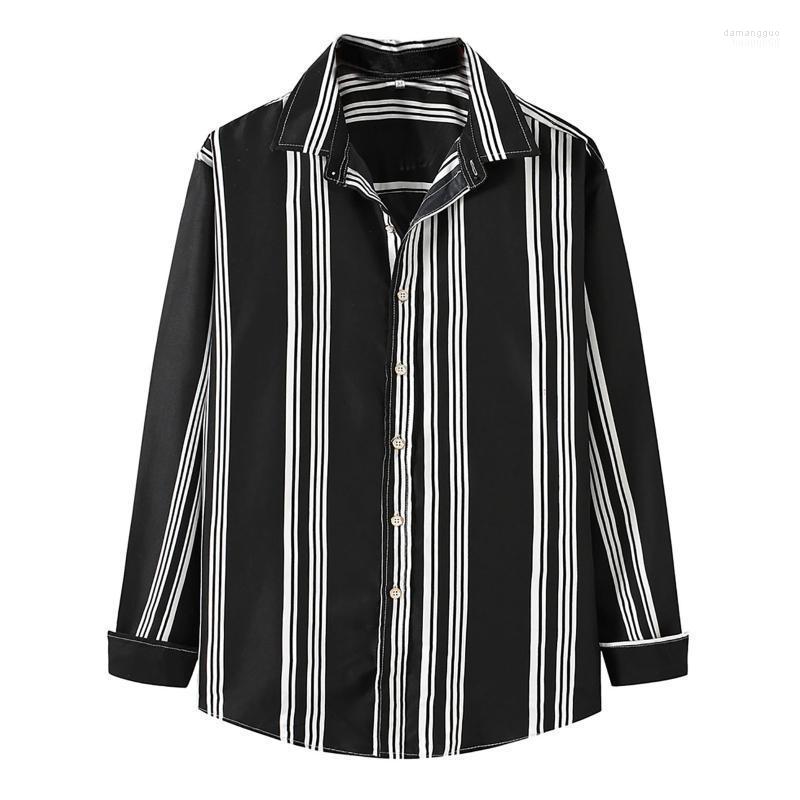 Men' Casual Shirts Men' Men Stripe Long Sleeve Lapel Camisa Leisure Black Blouse Pockets Chemise Loose Buttons Blusas Shirt Top -3xl
Men' Casual Shirts Men' Men Stripe Long Sleeve Lapel Camisa Leisure Black Blouse Pockets Chemise Loose Buttons Blusas Shirt Top -3xl