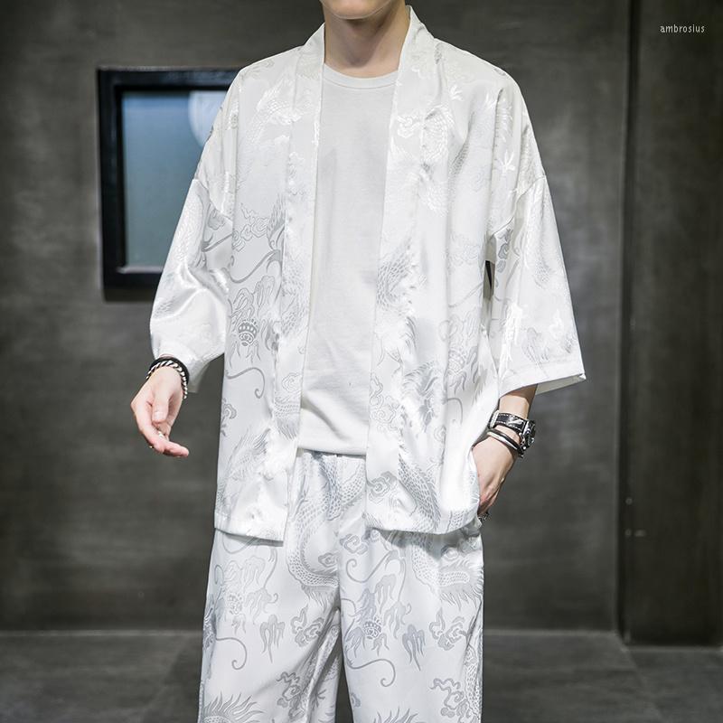 Men's Tracksuits Chinese Style Suit Dragon Pattern Embroidery Plus Size Casual Sunscreen Clothing Ancient Cardigan Hanfu Thin Pants Men, Tops gray
Men's Tracksuits Chinese Style Suit Dragon Pattern Embroidery Plus Size Casual Sunscreen Clothing Ancient Cardigan Hanfu Thin Pants Men, Tops gray