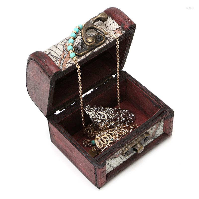 Jewelry Pouches 1Pcs Vintage Wooden Map Storage Box Metal Locking Cufflinks Chest Case
Jewelry Pouches 1Pcs Vintage Wooden Map Storage Box Metal Locking Cufflinks Chest Case
