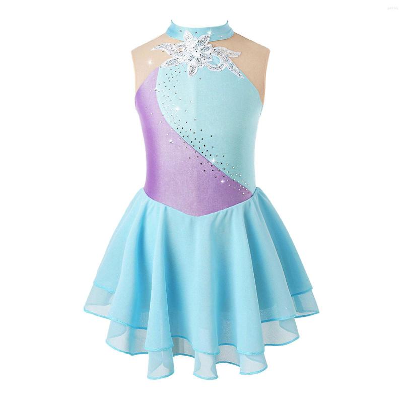 Stage Wear Kids Girls Ballet Dance Dress Sequins Gymnastics Leotard Figure Ice Skating Dancewear Sleeveless Performance Costume 2022, Purple
Stage Wear Kids Girls Ballet Dance Dress Sequins Gymnastics Leotard Figure Ice Skating Dancewear Sleeveless Performance Costume 2022, Purple
