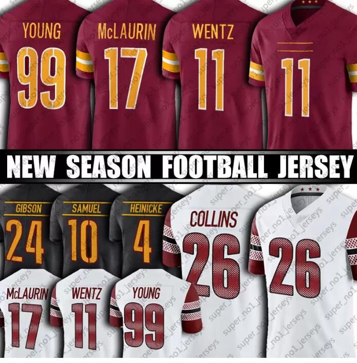 CUSTOM Stitched football jersey Washington''Commanders''99 Chase Young Taylor Carson Wentz Jahan Dotson Jonathan Allen Terry Untouchable Eli, With logo
CUSTOM Stitched football jersey Washington''Commanders''99 Chase Young Taylor Carson Wentz Jahan Dotson Jonathan Allen Terry Untouchable Eli, With logo