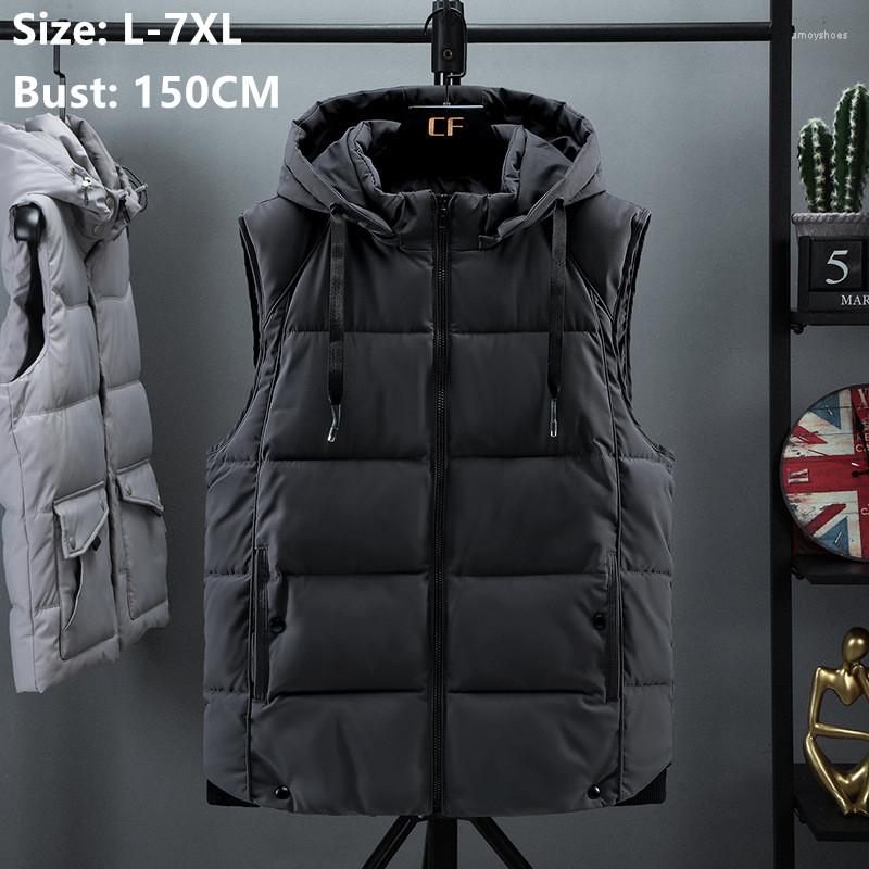 Men's Vests 7XL Bust 150CM Winter Vest Male Warm Black Waistcoat Sleeveless Jackets Gray Plus Size Hoodies 6XL 5XL 4XL Thick Autumn Clothes, 8883 gray
Men's Vests 7XL Bust 150CM Winter Vest Male Warm Black Waistcoat Sleeveless Jackets Gray Plus Size Hoodies 6XL 5XL 4XL Thick Autumn Clothes, 8883 gray