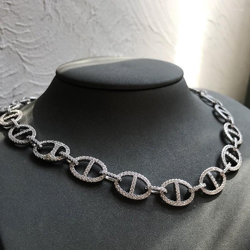 Choker Punk Chunky Chain Zirconia Short Necklace For Women Luxury Crystal Shocker Female Trendy Jewelry Zk40
Choker Punk Chunky Chain Zirconia Short Necklace For Women Luxury Crystal Shocker Female Trendy Jewelry Zk40
