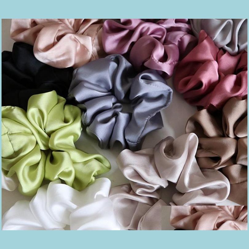 Hair Accessories Fashion Women Girls Silky Satin Hair Scrunchies Solid Stretch Elastic Hairs Tie Simple Elegant Rubber Band Ponytail Dhysh
Hair Accessories Fashion Women Girls Silky Satin Hair Scrunchies Solid Stretch Elastic Hairs Tie Simple Elegant Rubber Band Ponytail Dhysh