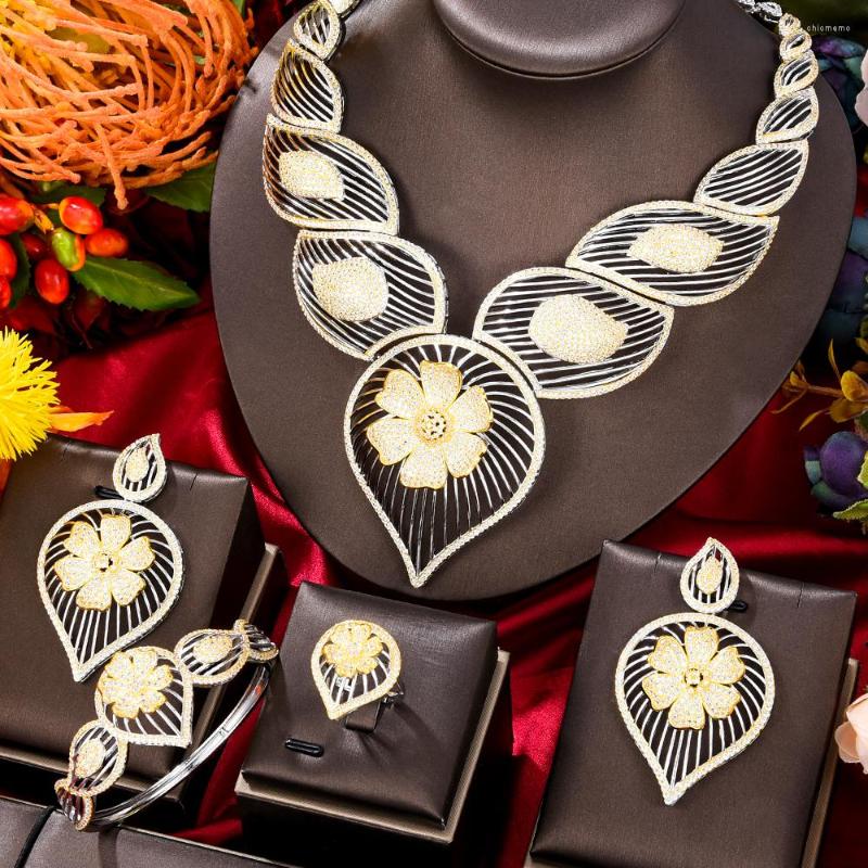 Necklace Earrings Set Jimbora Famous Dubai Bridal Big Shiny Bangle Ring For Women Wedding Engagement Occasion Jewelry 2022, Picture shown
Necklace Earrings Set Jimbora Famous Dubai Bridal Big Shiny Bangle Ring For Women Wedding Engagement Occasion Jewelry 2022, Picture shown